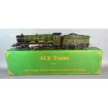 Ace Trains An 0 Gauge Castle Class Locomotive and Tender with revised design Ace Mills Motor Warwick