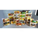 A Corgi Classics Thorneycroft Box Van 'Lea & Perrins Worcester Sauce' together with a collection