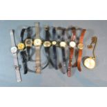 An Omega Dynamic Automatic Ladies' Wrist Watch together with a Tissot ladies' wrist watch and