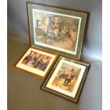 After Terence Cuneo "D'Artagnan and the Three Mousketeers" Limited Edition No 405/850 together