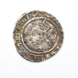 An Elizabeth I Silver Sixpence 24mm diameter