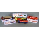 A Dinky Toys Gift Set No.299 Post Office Services together with a Foden Deisel Eight Wheel Wagon