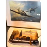 After Mark Postlethwaite 'A Stuka In My Sights' limited edition number 11 from 150 bearing pencil