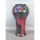 A Danish Pottery Large Vase by Dance 40 cms tall