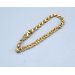A 14ct. Gold Linked Bracelet 10.7gms