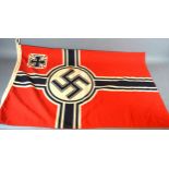 A German Kreigsmarine Flag, 56 x 86 cms