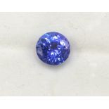 A 2 Ct. Tanzanite complete with valuation from Mappin & Webb