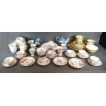 A French Porcelain Breakfast Set together with a collection of other tea ware to include Shelley and