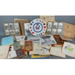 A collection of Second World War time related ephemera and later ephemera
