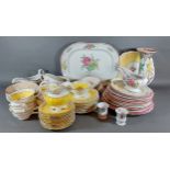 A Copeland Spode part dinner service together with a 19th Century tea service, other dinner ware and
