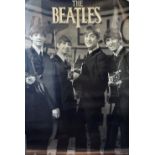 An original advertising poster for The Beatles, printed in England, 152cms by 101cms