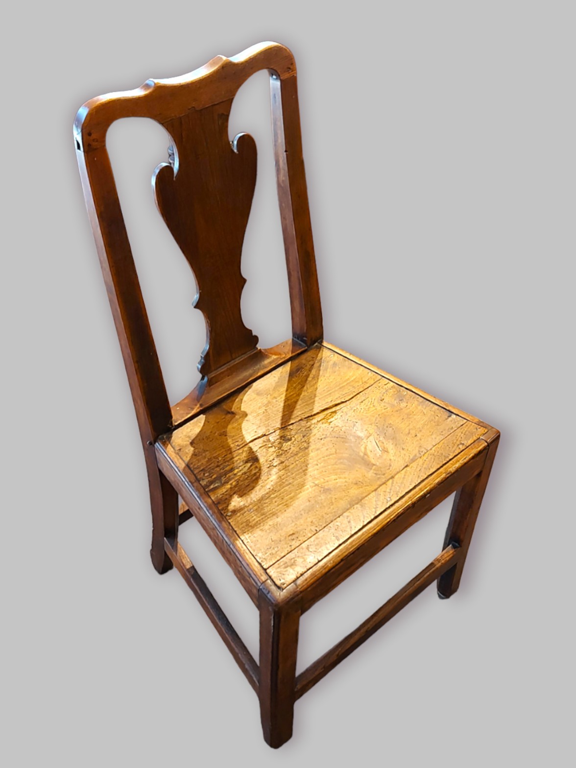 A 19th Century mahogany side table with a single drawer raised upon square tapering legs, 121cms - Image 2 of 2