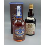 Chivas Regal 18 Gold Signature blended Scotch Whiskey one bottle together with another by P.G.