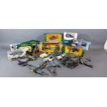 A collection of model cars to include Corgi and other models to include made airfix model aeroplanes