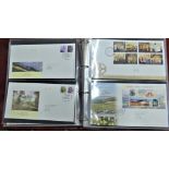 Great Britain (FDC's) 2009 - early 2011, a fine collection in a Post Office FDC album, many A/T.