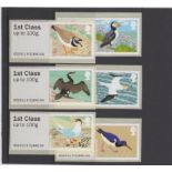 Great Britain Post and Go 2011 Birds of Britain 4th Series FS21 u/m set of 6 Type II