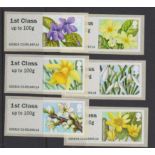 Great Britain Post and Go 2014 British Flora 1st series u/m set of 6 FS95 1st class up to 100g