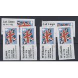 Great Britain Post and Go 2012 Union Flag F.U. set of 6 FS39-FS44 inscribed Perth 2012 19-22 October