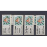 Great Britain Post and Go 2013 Christmas Robin u/m set of 6 FS51a-FS56a Type III MA12 inscribed