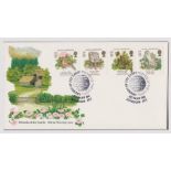Great Britain 1986 (20 May) Nature Conservation set on Official Friends of the Earth Cover and H/