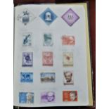 Hungary 1918-1987 scruffy used album with a disjointed collection of used definitives and