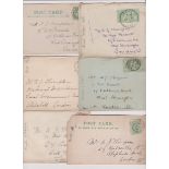 Lincs - 1906-1909 clean batch of six envelopes and card to London with Brocklesby cds (3), Laceby