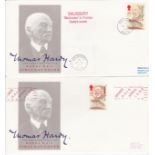 Great Britain FDC 1990 (10 July) Thomas Hardy FDC's, Manchester cds and Stirling Sports Hall