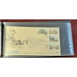 Hong Kong 1977-1991, a clean collection of First Day Covers in an album (Cat £350 as used sets), (