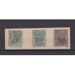 Italy 1924 Savings Stamps 20c, 40c, 50c used