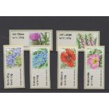 Great Britain 2014-2016 Post and Go British Flora 1st Series u/m set of 6 FS95a-FS98a FS100a