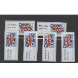 Great Britain 2014 Post and Go Union Flag u/m set of 6 FS39a-FS41a, FS41ba, FS43a, FS44ba Type IIA