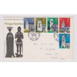 Great Britain FDC's 1972 (21 June) Churches set on GOP FDC, Worlds Oldest Wooden Church, Ongar Essex