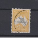 Australia 1920 5/- Grey & Orange SG42a, fine used
