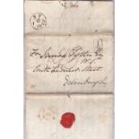 London 1829 EL - London-Edinburgh with receivers for both cities and a London additional 1/2 ((