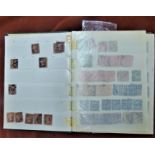 Great Britain Victoria to KGV used quantities in a stockbook, mixed but some surface printed and