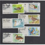 Great Britain Post and Go 2011 Birds of Britain 3rd Series FS16 used set of 6 1st class up to 100g