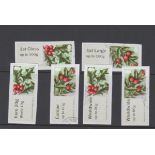 Great Britain Post and Go 2014 British Flora 3rd Series Winter Greenery F.U. set of 6 FS111a-