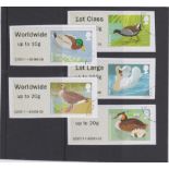 Great Britain Post and Go 2011 Birds of Britain 3rd Series FS16-F20 F.U. set of 5 Type II