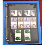 Great Britain 1973-79 Collection of u/m mint Gutter Pairs and Traffic Light Pairs in an album.