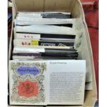 Great Britain Presentation Packs 1960s/1970s mixed box includes: Shakespeare (6+) 700th