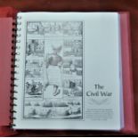 Great Britain Benham 350th Anniversary of the English Civil War, set of (53) silk covers in