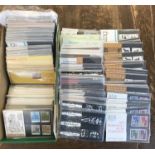 Great Britain 1976-1981 larger carton of Presentation Packs up to 1981, Royal wedding all x10 (200