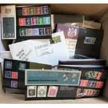A mixed Glory Box includes GB and World, packs, covers, PHQ's 1973-1977 (2) albums, 2002 used sets
