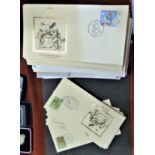 Great Britain mixed small carton of FDC's, Benham Cats (10 PHQ), James Bond, World Cup Winners