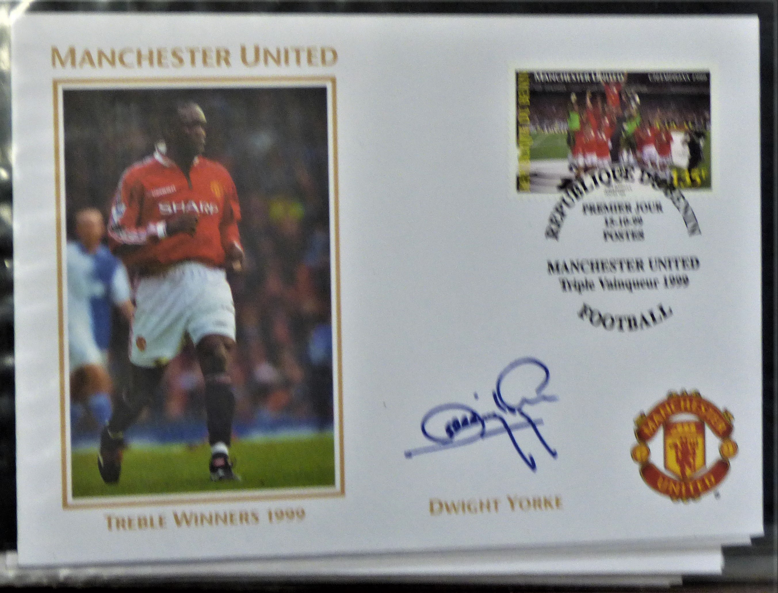 Great Britain signed covers 1999 Manchester United autographed covers in an album. Sir Alex - Image 3 of 4