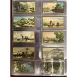 Cavanders Ltd 2 Sets, Reproductions of celebrated oil paintings (Army club cigarettes) VG and