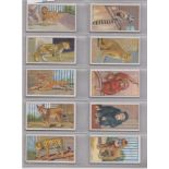Ardath Tobacco Co Ltd Animals at the Zoo (descriptive back) 1924 set 50/50 cigarette cards, (marks