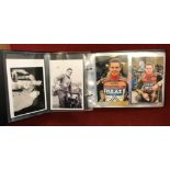 Album of Speedway Stars photographic including some action shots (45) VG condition