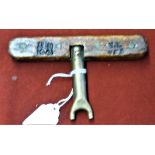 British / Allied WWII Key for opening ammunition boxes or powder cases which have a special