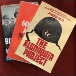 Books x 6: The Algonquin Project by Frederick Nolan 1974, Killing Patton, The Strange Death of World